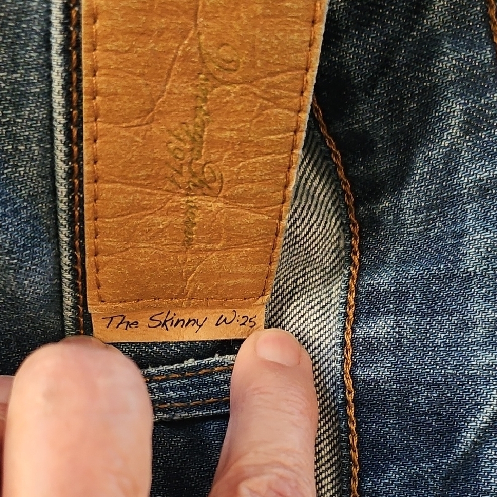 Joe's Distressed Tall/Skinny - Vintage Forever 1974 Jeans - Picture 6 of 10